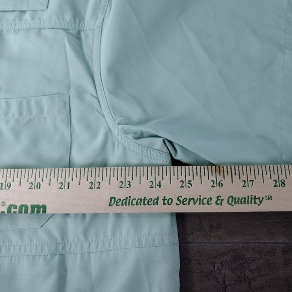 Reel Legends Saltwater II lichen green UPF 50 sun protection shirt - Picture 6 of 10